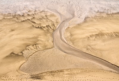 鸟瞰图摄影的沙漠
